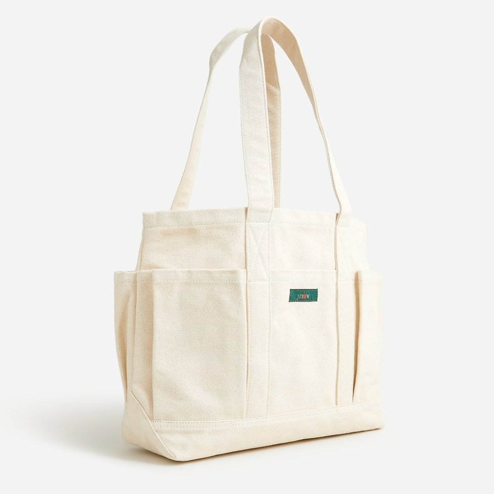 J. Crew Medium seaport tote bag in canvas